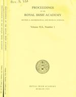 Proceedings of the Royal Irish Academy. Section A-Mathematical and physical sciences. Volume 92A, Number 1, 2