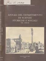 Annali del dipartimento di scienze storiche e sociali