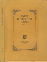 Rivista di letteratura italiana 1991 - IX, 3