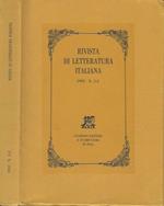 Rivista di letteratura italiana 1992 - X, 1-2