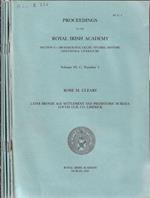 Proceedings of the Royal Irish Academy Volume 95 section C N. 1-5 anno 1995