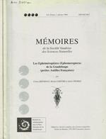 Mémoires de la société Vaudoise des sciences naturelles, fasc.1, 3, febbraio ed ottobre 1999