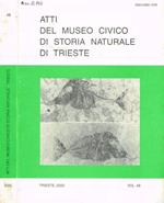 Atti del Museo Civico di storia naturale di Trieste vol.48, 2000