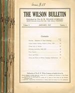 The Wilson Bulletin. Vol.3 n.1/22. 1926/1929