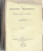 The Scientific proceedings of the Royal Dublin Society series B volume I anno 1960-1966 fascicoli 1-20