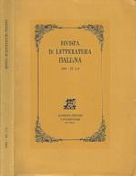 Rivista di Letteratura Italiana 1991 - IX, 1-2