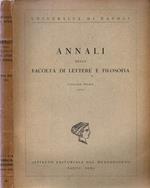 Annali della Facoltà di Lettere e Filosofia - Università di Napoli