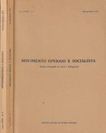 Movimento Operaio e Socialista Anno XVIII- 1972, n. 1 e n. 4