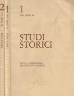 Studi Storici Anno 18, n.1, n.2 - 1977