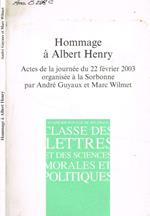 Hommage à Albert Henry