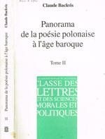 Panorama de la poésie polonaise à l'age baroque tome II