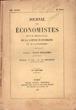 Journal des économistes 68° année 6° sèrie 15 janvier 1909