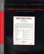 L' Archivio Storico Della Provincia Di Roma