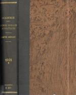 Séances et travaux de l'Académie des sciences morales et politiques 81° année 1921 2° semestre