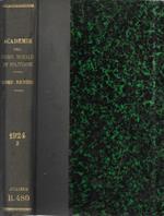 Séances et travaux de l'Académie des sciences morales et politiques 84° année 1924 2° semestre