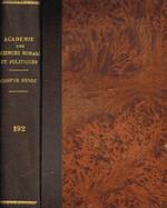 Seances et travaux de l'academie des sciences morales et politiques. 79 année, 1919, II semestre