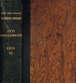 Bollettino Ufficiale. Leggi regolamenti e disposizioni generali. Anno LI, 1924, fasc.27/44