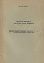 Osmosi di popolazione tra le due sponde adriatiche