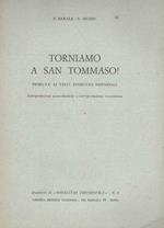 Torniamo a San Tommaso!