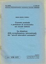 Corrente nominale e protezione di sovraccarico nei circuiti elettrici - La situazione della normalizzazione internazionale dei 