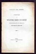 Parole del Senatore Errico De Renzi pronunciate in Senato nella tornata del 7 febbraio 1900