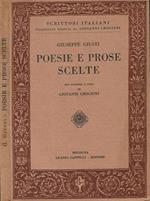 Poesie e prose scelte