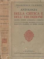 Antologia della critica e dell'erudizione vol. II Dall'età classica ai nostri giorni