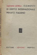 Elementi di diritto internazionale privato italiano