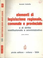 Elementi di legislazione regionale, comunale e provinciale e di diritto costituzionale e amministrativo