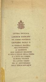 Lettera enciclica Laborem Exercens