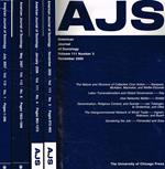 AJS. American Journal of Sociology vol.111 n.3, 4. vol.112 n.6, vol.113 n.1