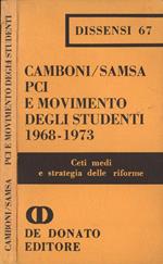 PCI e movimento degli studenti 1968 - 1973. Ceti medi e strategia delle riforme