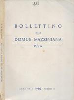 Bollettino della Domus Mazziniana. Anno VIII - 1962 - N. 2