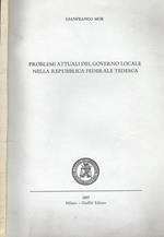 Problemi attuali del governo locale nella Repubblica Federale Tedesca