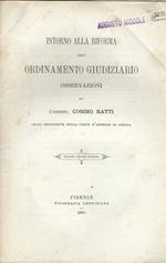 Intorno alla Riforma dell'Ordinamento Giudiziario