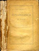 Les origines de la renaissance en italie