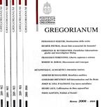 Gregorianum 89/4 2008, 90/1 90/2 90/3 90/4 2009