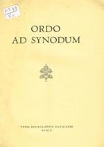 Ritus servandus de mandato ss.mi d.ni nostri ioannis papae XXIII in celebratione i° synodi urbis