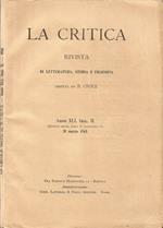 La Critica. Rivista di Letteratura, Storia e Filosofia
