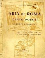 Aria De Roma Cento Poesie. Canzonette e stornellate