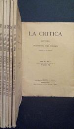 La Critica. Rivista di Letteratura, Storia e Filosofia