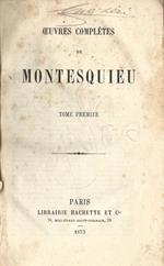 Montesquieu. Ouvres completes