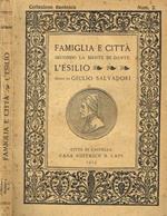 Famiglia e città secondo la mente di dante. L'esilio