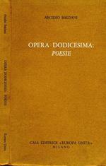 Opera Dodicesima:Poesie