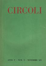 Circoli Anno V N.9. Rivista Mensile di Letteratura e Critica