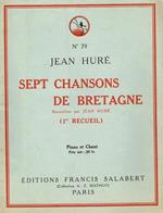 Sept chansons de bretagne (n.79). 1° recueil