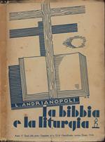 La Bibbia e la liturgia-Anno V-Suppl. al N. 12 di \Santificatio Nostra\