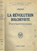 La revolution bolcheviste. Ecrit et discours de lenine de 1917 a 1923 traduits du russe et annotes par serge oldenbourg