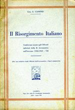 Il Risorgimento Italiano. Conferenze tenute agli ufficiali inferiori della r. Aeronautica nell'inverno 1928-1929