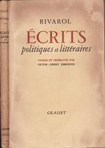 Ecrits politiques et litteraires